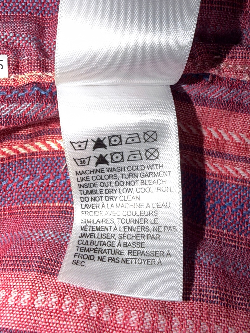 Lucky Brand Camp Collar Linen Blend Cabana Shirt XXL - Picture 12 of 14